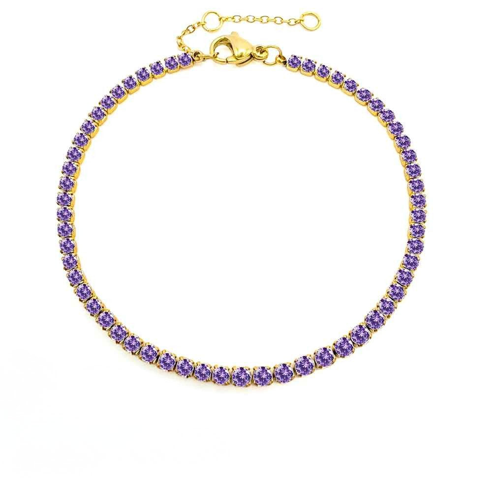 Éclat de Naissance  Personalized Birthstone Tennis Bracelet