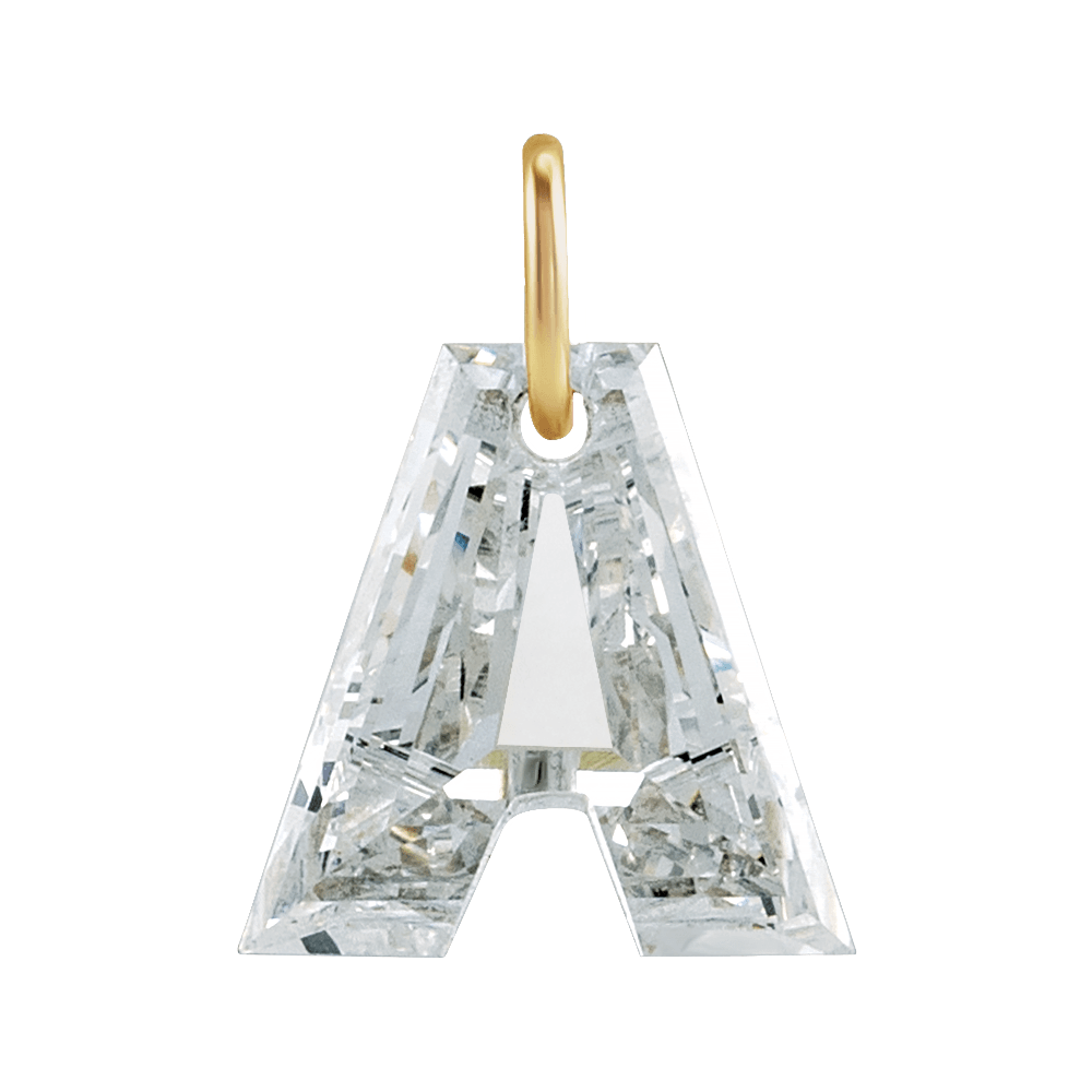 Élodie 14K Gold Lab-Grown Diamond Initial Charm