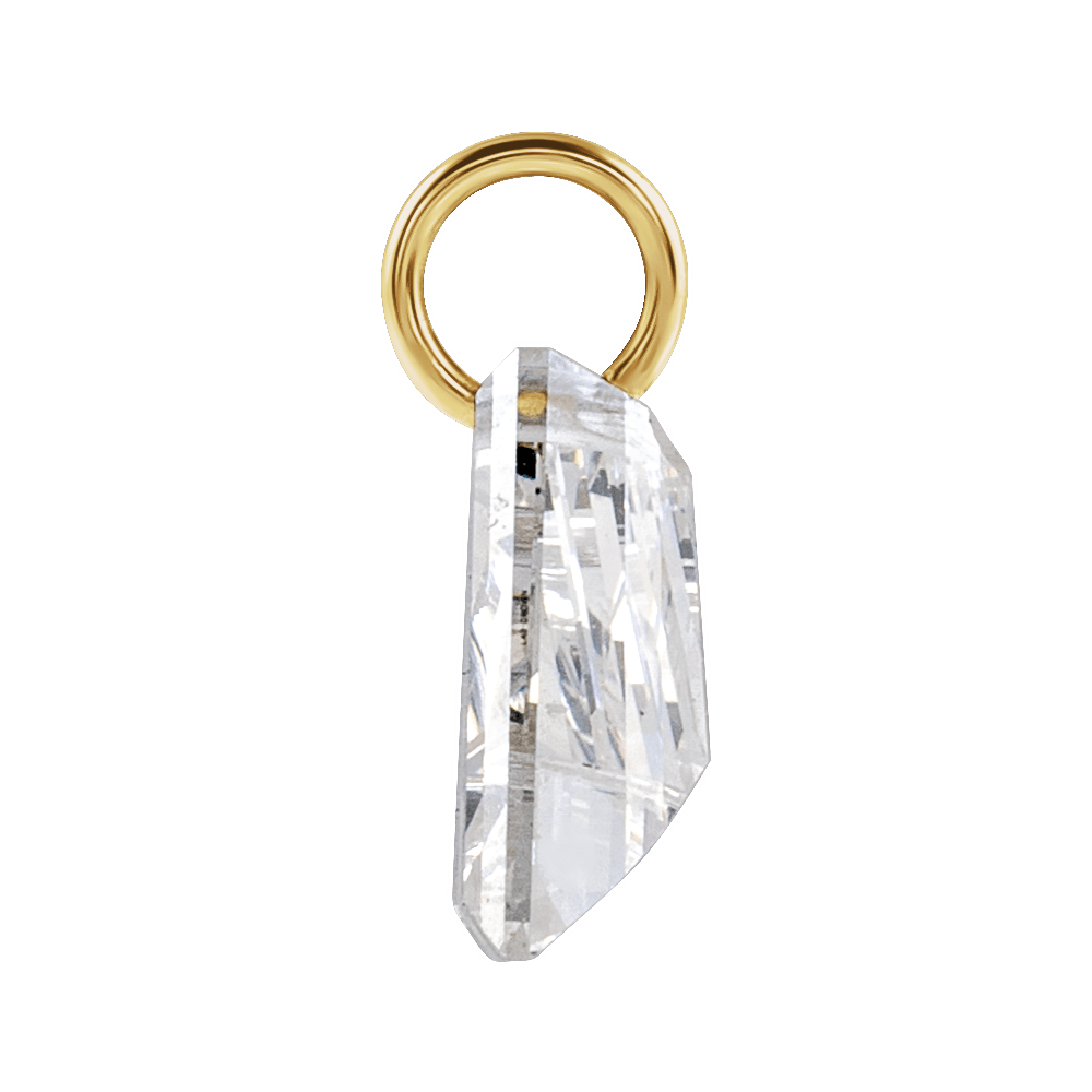 Élodie 14K Gold Lab-Grown Diamond Initial Charm