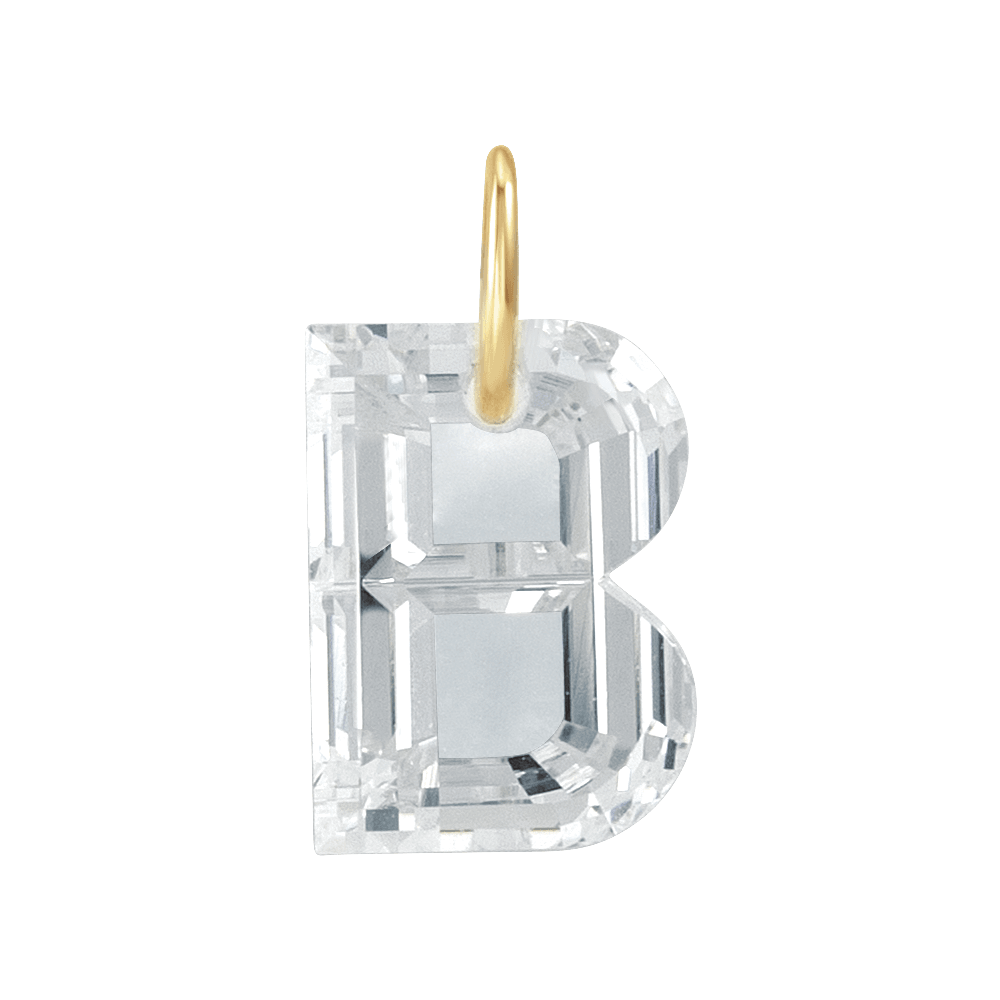 Élodie 14K Gold Lab-Grown Diamond Initial Charm