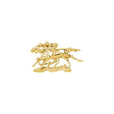 GC Down to the Wire Horse Brooch / Pendant - Guerilla Choice