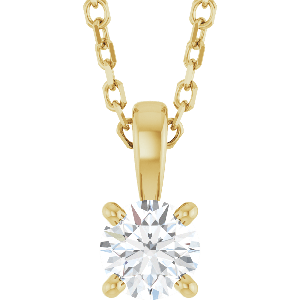 Éclat Doré Lab-Grown/Natural Diamond Pendant Necklace