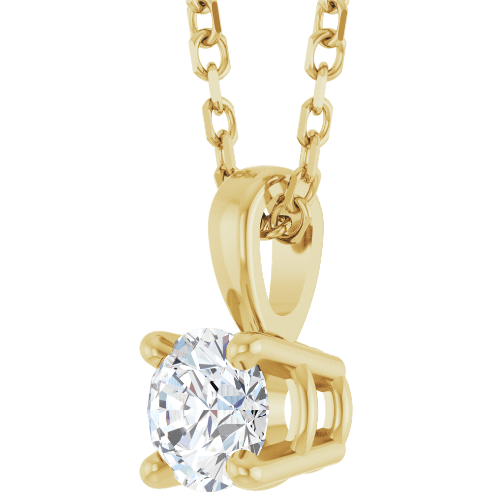 Éclat Doré Lab-Grown/Natural Diamond Pendant Necklace