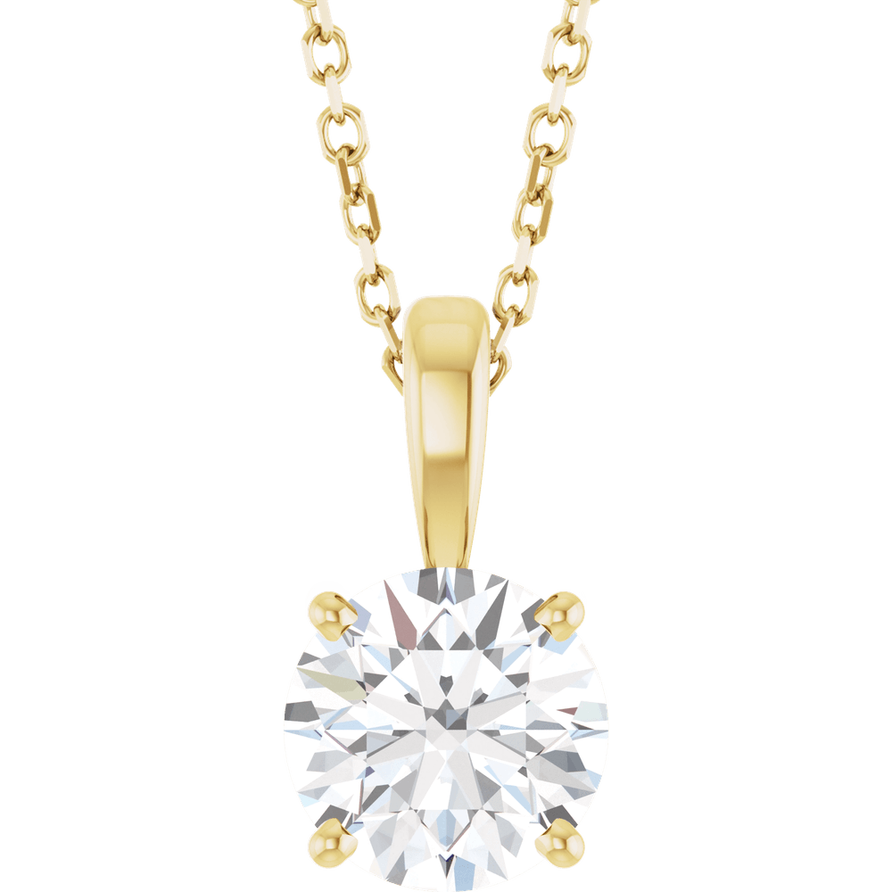 Éclat Doré Lab-Grown/Natural Diamond Pendant Necklace