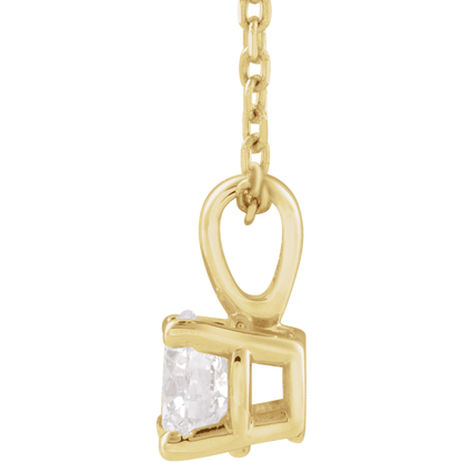 Éclat Doré Lab-Grown/Natural Diamond Pendant Necklace