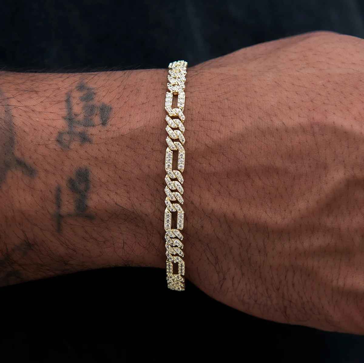 Aurelio Bracelet 6mm – Gold Plated 925 Silver VVS - Guerilla Choice