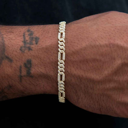 Aurelio Bracelet 6mm – Gold Plated 925 Silver VVS - Guerilla Choice