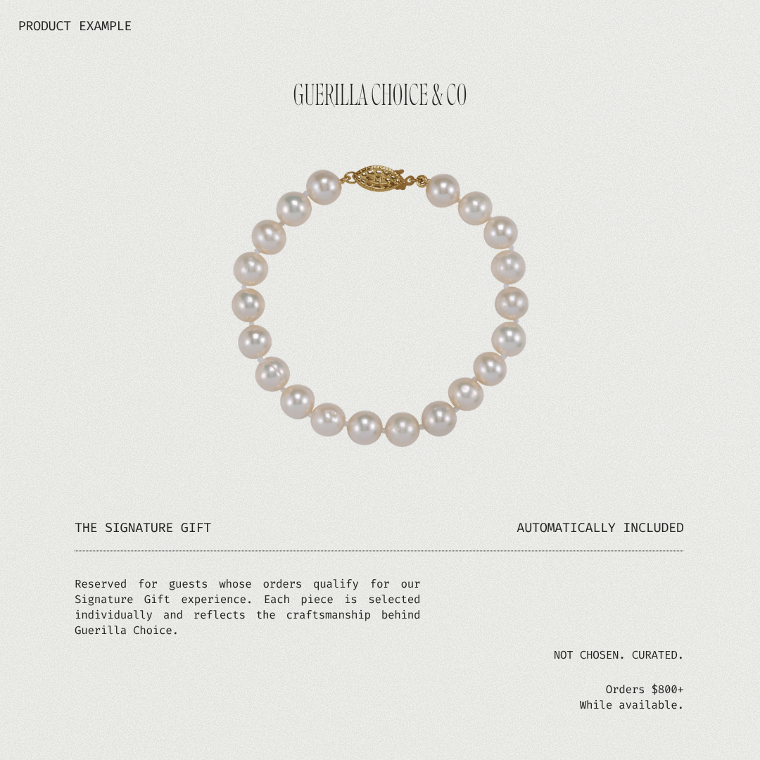 The Signature Gift - Guerilla Choice