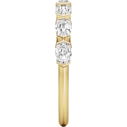 2 CTW Lab-Grown Diamond Anniversary Ring in Yellow Gold