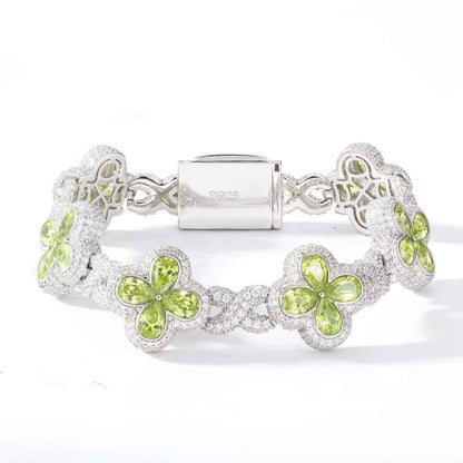 Fleur d’Éternité Moissanite Bracelet