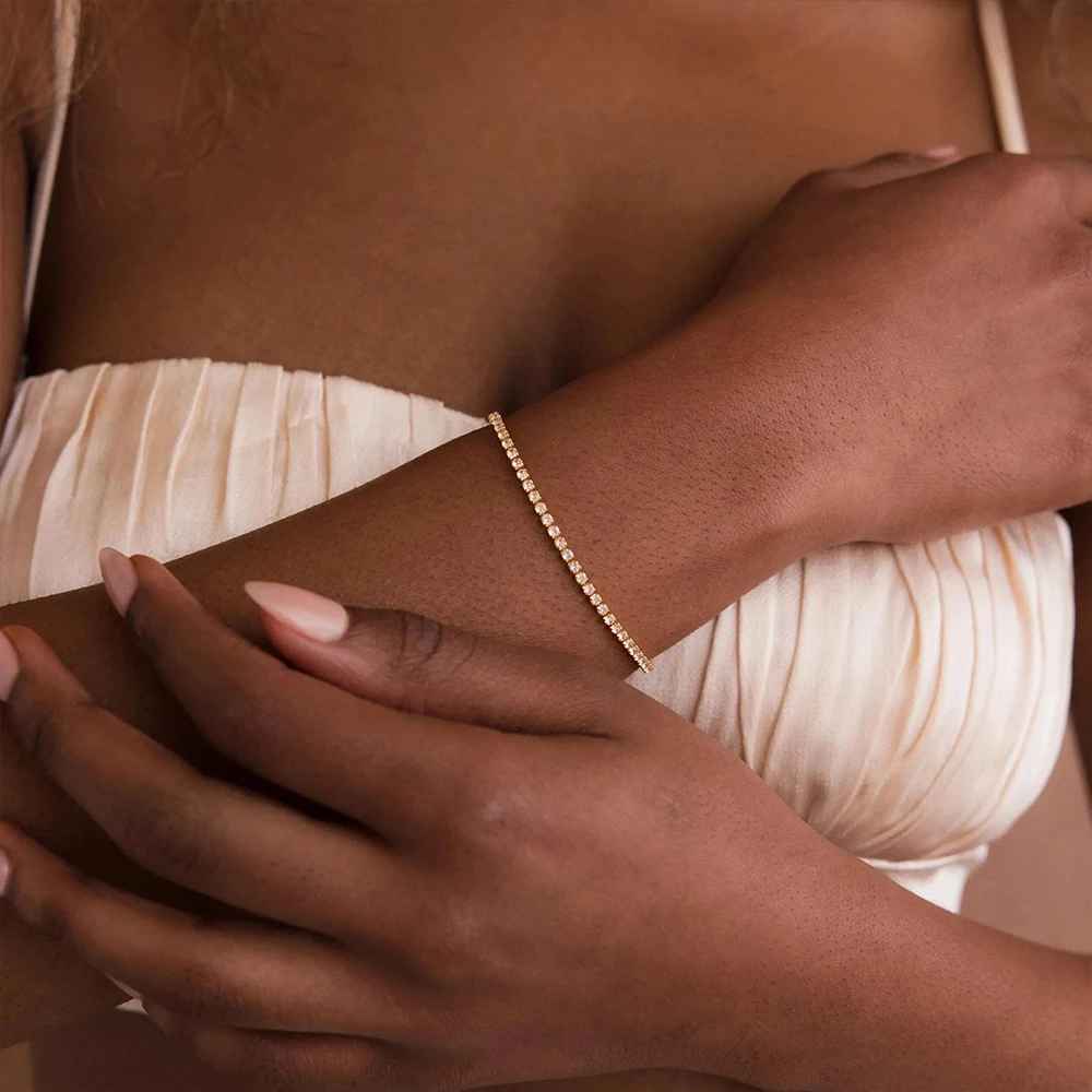 Éclat de Naissance  Personalized Birthstone Tennis Bracelet