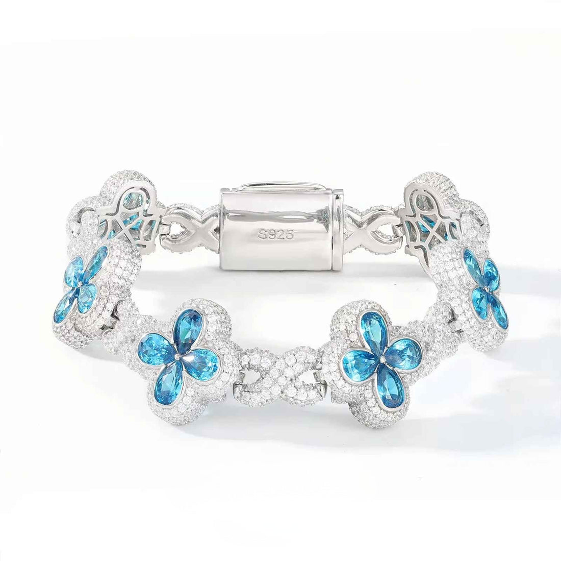 Fleur d’Éternité Moissanite Bracelet White