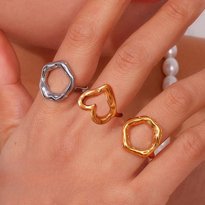 Bagues Forme Libre Ring