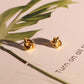 Guerilla Choice Gold Knot Stud Earrings