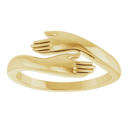 14k yellow gold ring
hug ring 14k gold
solid gold hug ring
minimalist gold ring
dainty gold ring
romantic gold ring
symbolic gold ring
women 14k gold ring
fine jewelry gold ring
luxury 14k gold ring
embrace ring gold
gift ring for her
timeless gold ring