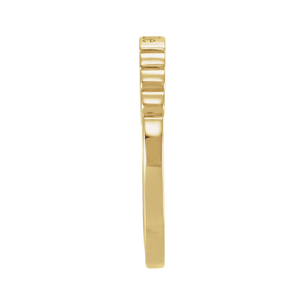 14K Gold Engravable Signet Ring – Personalized Signet Ring