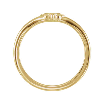 Héritage Vintage Engravable Signet Ring