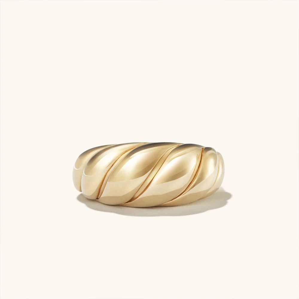 Le Torsade Gold Tone Ring