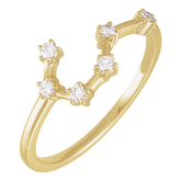 GC Aquarius Constellation Ring | 14K Gold Diamond - Guerilla Choice