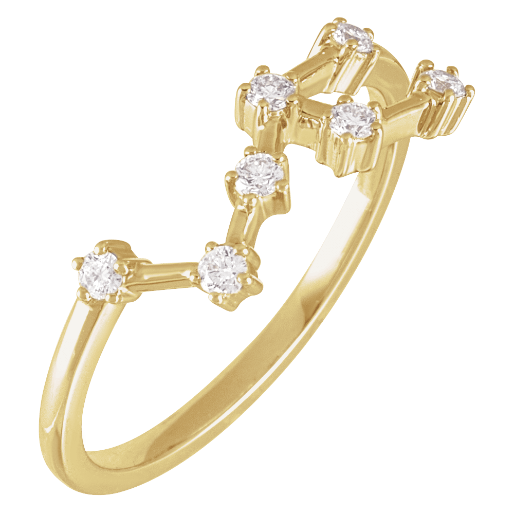 GC Leo Constellation Ring | 14K Gold Diamond (Copy) - Guerilla Choice