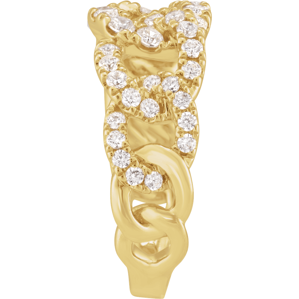 1 CTW Lab Grown Diamond Ring 14K Yellow Gold - Guerilla Choice