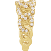 1 CTW Lab Grown Diamond Ring 14K Yellow Gold - Guerilla Choice