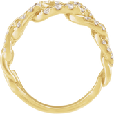 1 CTW Lab Grown Diamond Ring 14K Yellow Gold - Guerilla Choice