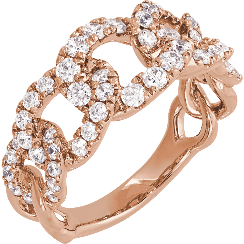 1 CTW Lab Grown Diamond Ring 14K Yellow Gold - Guerilla Choice