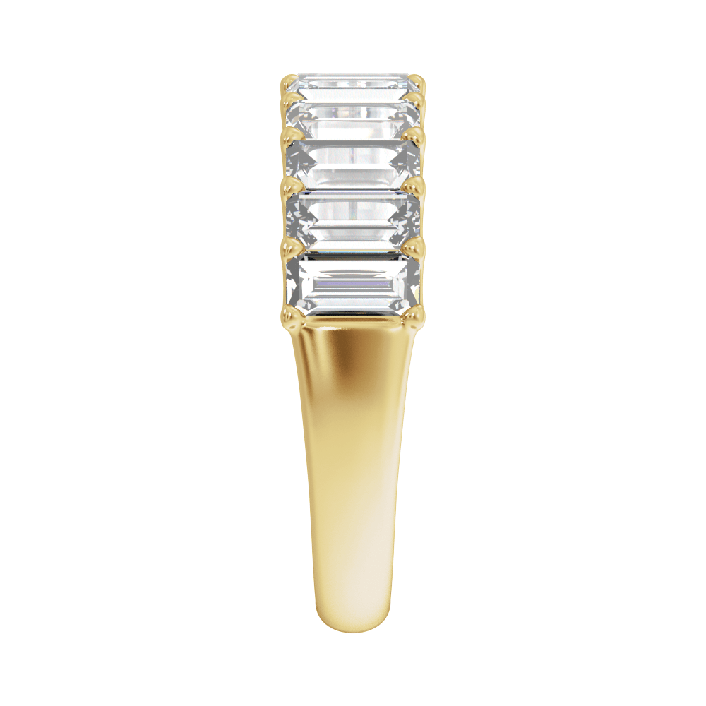 Serment Éternel 14K Yellow Gold Lab-Grown Baguette Diamond Anniversary Band – 2 1/4 CTW