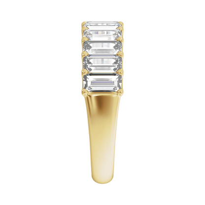 Serment Éternel 14K Yellow Gold Lab-Grown Baguette Diamond Anniversary Band – 2 1/4 CTW