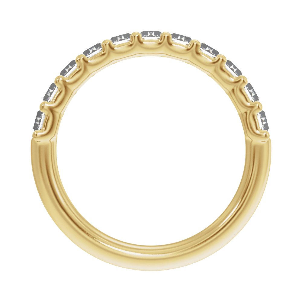 Serment Éternel 14K Yellow Gold Lab-Grown Baguette Diamond Anniversary Band – 2 1/4 CTW