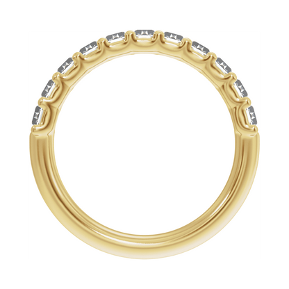 Serment Éternel 14K Yellow Gold Lab-Grown Baguette Diamond Anniversary Band – 2 1/4 CTW