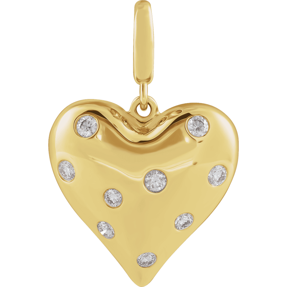 diamond heart pendant, gold heart necklace, 14k gold diamond pendant, natural diamond jewelry, heart charm gold, luxury gold pendant, everyday diamond necklace, timeless jewelry piece, gold charm pendant