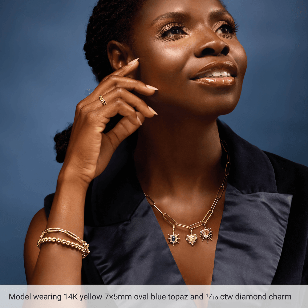 blue topaz pendant, gold sun pendant, diamond sun necklace, 14k gold pendant, london blue topaz jewelry, luxury gemstone necklace, statement gold pendant, celestial jewelry, sunburst pendant gold, fine jewelry pendant, diamond charm necklace