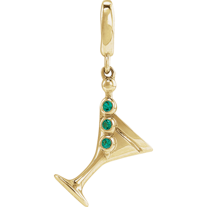 Privjesak Lumière Martini Emerald Charm
