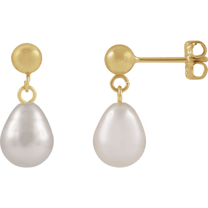 Lisette 14K Gold-Filled Freshwater Pearl Drop Earrings