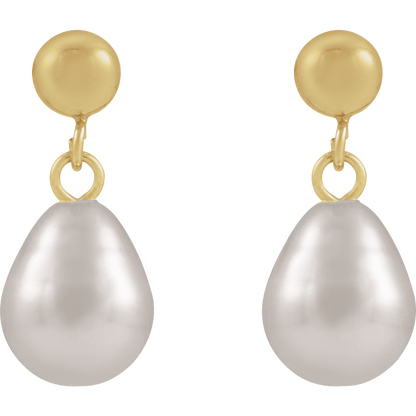 Lisette 14K Gold-Filled Freshwater Pearl Drop Earrings