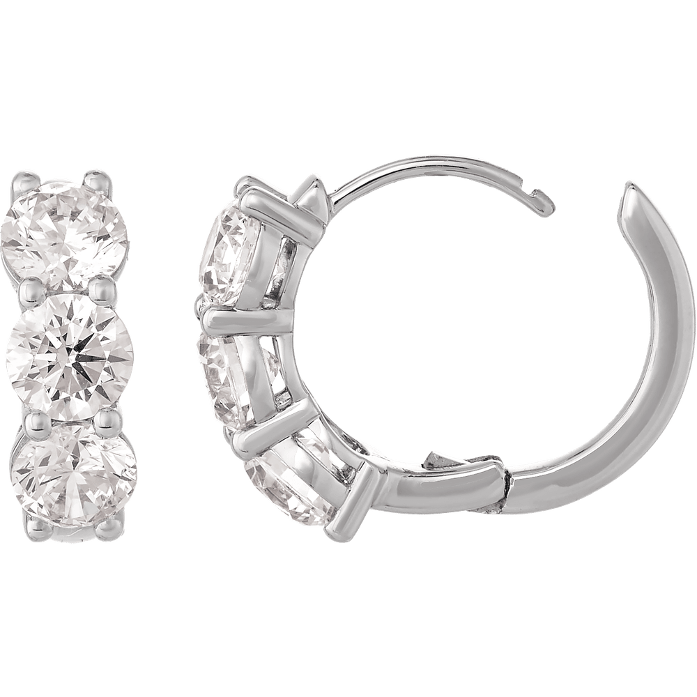 GC Lumina 2 CTW naušnice s laboratorijski uzgojenim dijamantima – 14K zlato 12mm