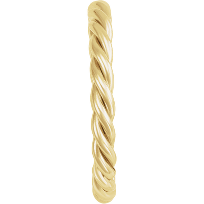 Éloïse 14K Gold-Filled Twisted Rope Ring