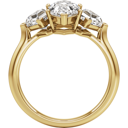 Élodie Three-Stone Lab-Grown Diamond Engagement Ring
