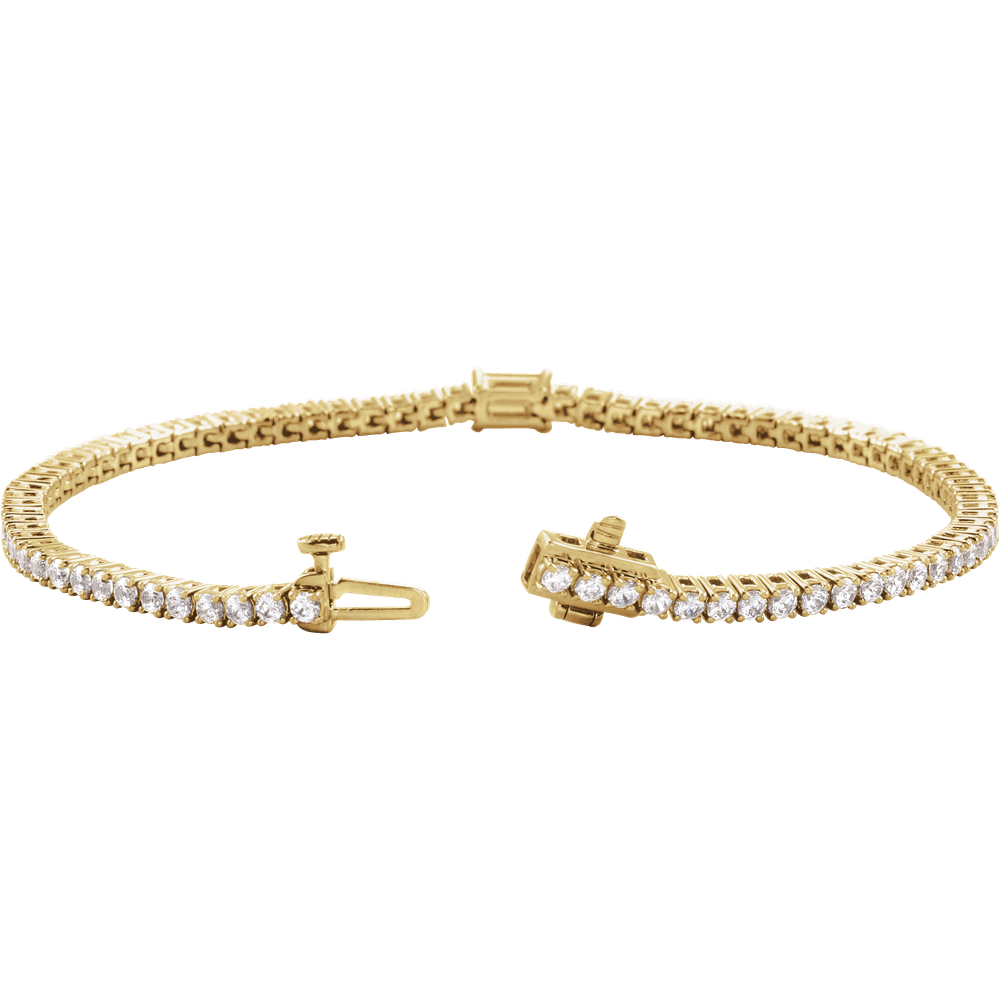 L’Instant Émeraude 14K Gold Lab-Grown Emerald &amp; Diamond Tennis Bracelet