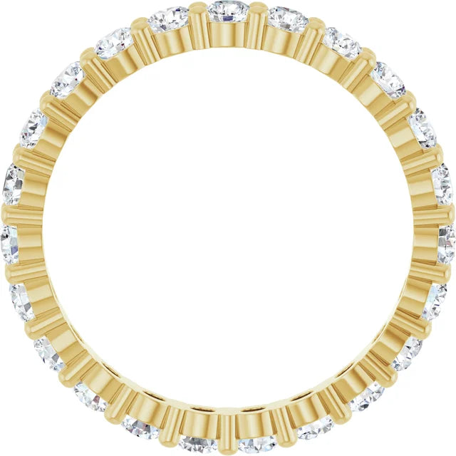 14k yellow gold eternity band
diamond eternity ring 2.5mm
shared prong diamond band
natural diamond eternity ring
luxury anniversary band
women’s diamond wedding band
fine jewelry eternity ring
Guerilla Choice diamond band