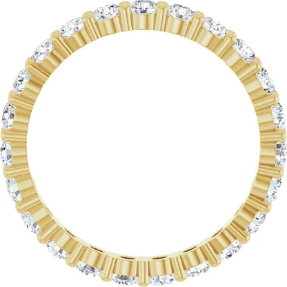 14k yellow gold eternity band
diamond eternity ring 2.5mm
shared prong diamond band
natural diamond eternity ring
luxury anniversary band
women’s diamond wedding band
fine jewelry eternity ring
Guerilla Choice diamond band