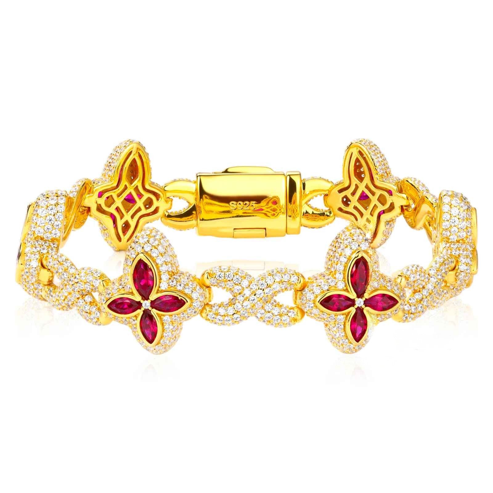 Fleur d’Éternité Moissanite Bracelet