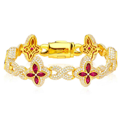 Fleur d’Éternité Moissanite Bracelet