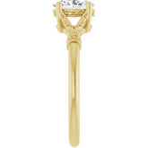 vintage oval engagement ring, 14K yellow gold engagement ring, 0.75 carat diamond ring, 3/4 ct oval diamond ring, 7x5mm oval engagement ring, oval solitaire engagement ring, lab grown oval diamond ring, natural oval diamond ring, vintage proposal ring, yellow gold diamond solitaire, classic oval engagement ring, antique inspired engagement ring, fine jewelry engagement ring, heirloom style diamond ring, custom oval diamond ring, luxury oval engagement ring