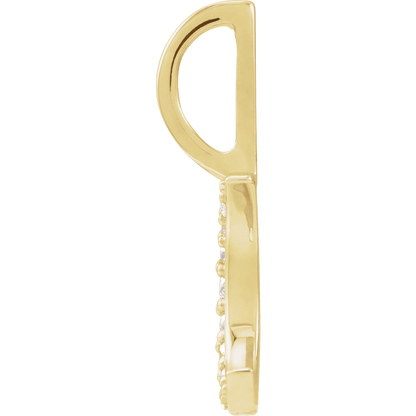 crescent moon gold pendant structure with diamond stones elegant jewelry design