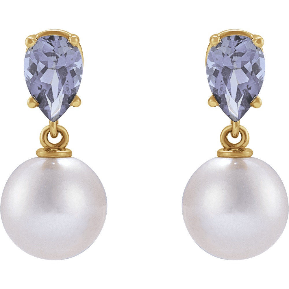 14k gold tanzanite earrings
tanzanite pearl drop earrings
akoya pearl gold earrings
natural tanzanite earrings
luxury pearl earrings for women
fine jewelry tanzanite
14k yellow gold pearl earrings
violet blue gemstone earrings
designer tanzanite jewelry
elegant pearl drop earrings