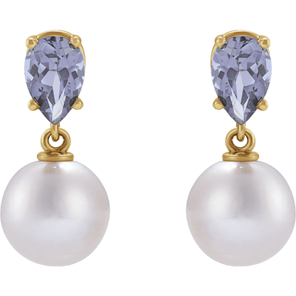 14k gold tanzanite earrings
tanzanite pearl drop earrings
akoya pearl gold earrings
natural tanzanite earrings
luxury pearl earrings for women
fine jewelry tanzanite
14k yellow gold pearl earrings
violet blue gemstone earrings
designer tanzanite jewelry
elegant pearl drop earrings