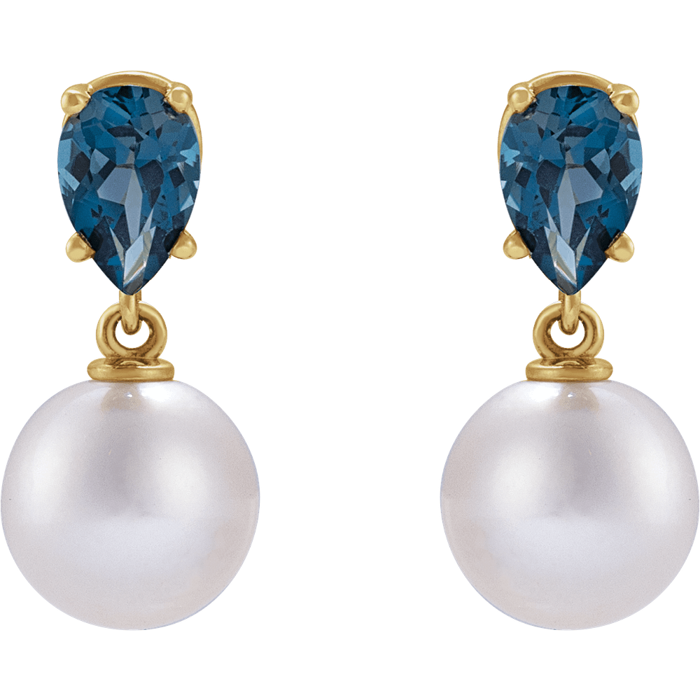 14k gold pearl earrings
london blue topaz earrings
akoya pearl drop earrings
natural blue topaz gold earrings
fine jewelry pearl earrings
luxury pearl earrings for women
14k yellow gold pearl earrings
designer pearl topaz earrings
elegant gold dangle earrings
timeless pearl jewelry